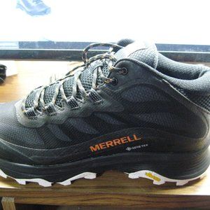 new Merrell Moab Speed Mid GORE-TEX Black Men Size 10.5 J135409 NWOB